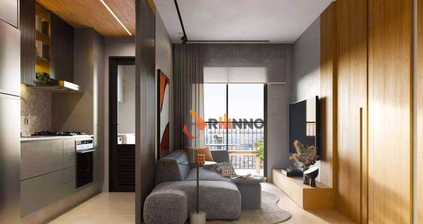 Studio com 1 dormitório à venda, 26 m² por R$ 356.800,00 - Portão - Curitiba/PR