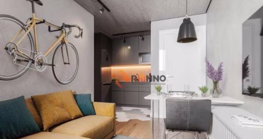 Studio com 1 quarto, 19 m² no Centro de Curitiba.