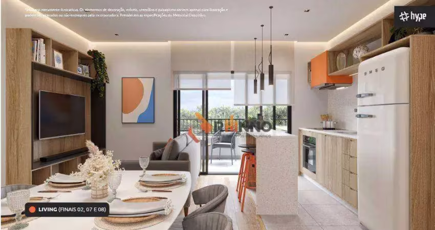 Apartamento 2 quartos, 1 suíte no bairro novo mundo.