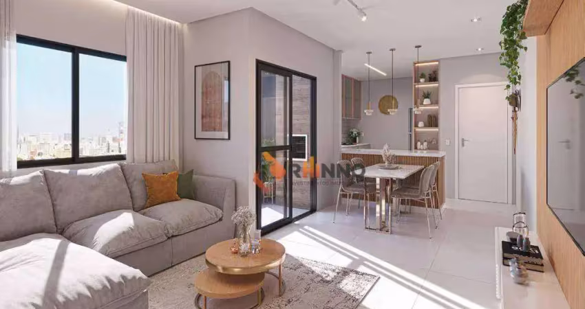 Apartamento à venda, 67 m² por r$ 758.640,00 - novo mundo - curitiba/pr