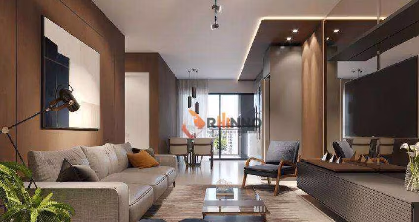 Apartamento com 2 quartos, 1 suíte, 66,48m² no Centro de Curitiba.
