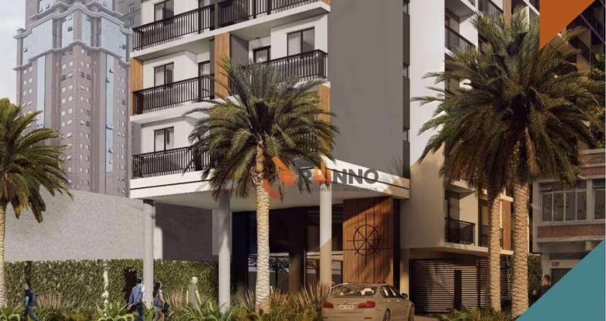 Studio com 1 quarto, 16 m² no Centro de Curitiba.