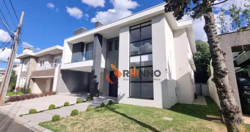 Casa Nova em Condomínio no Bairro Santa Felicidade com 4 quartos (3 Suítes)