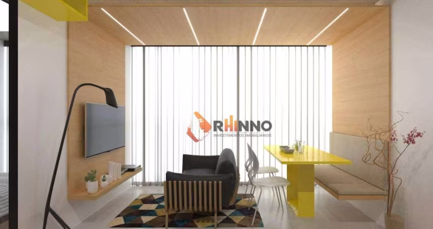Apartamento de 31,85m² com 1 quarto no bairro Cabral.