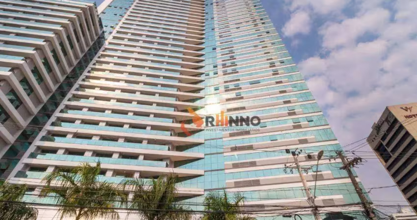 Studio mobiliado 1 dormitório à venda, 29 m² por r$ 350.000 - rebouças - curitiba/pr