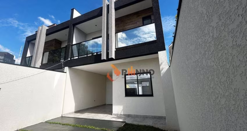 Sobrado Novo no Centro com 3 Suítes - São José dos Pinhais/PR