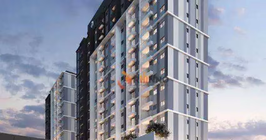 Apartamento com 1 dormitório à venda, 24 m² por r$ 269.400,00 - novo mundo - curitiba/pr