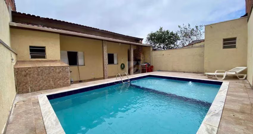 Casa com 3 dormitórios à venda, 138 m² por r$ 449.000,00 - estância balneária tupy - itanhaém/sp
