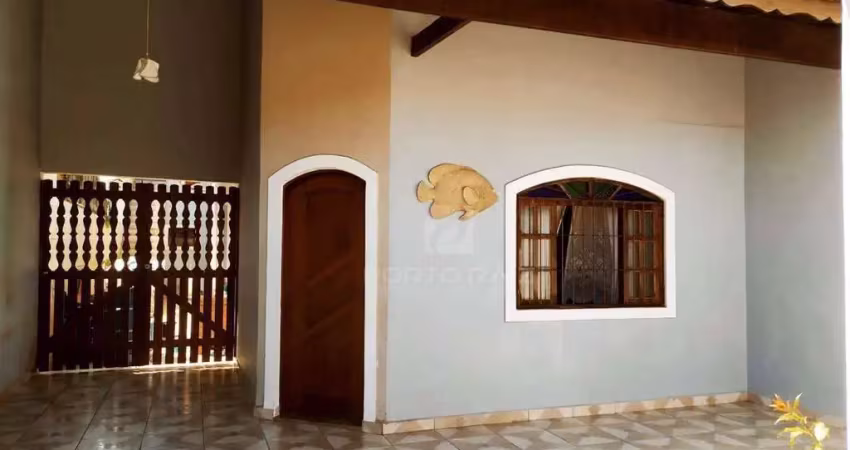 Casa com 3 dormitórios à venda, 85 m² por r$ 280.000,00 - jardim suarão - itanhaém/sp