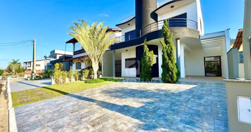 Casa com 3 suítes para alugar, 308m² por r$ 6.800/mês - bopiranga - itanhaém/sp