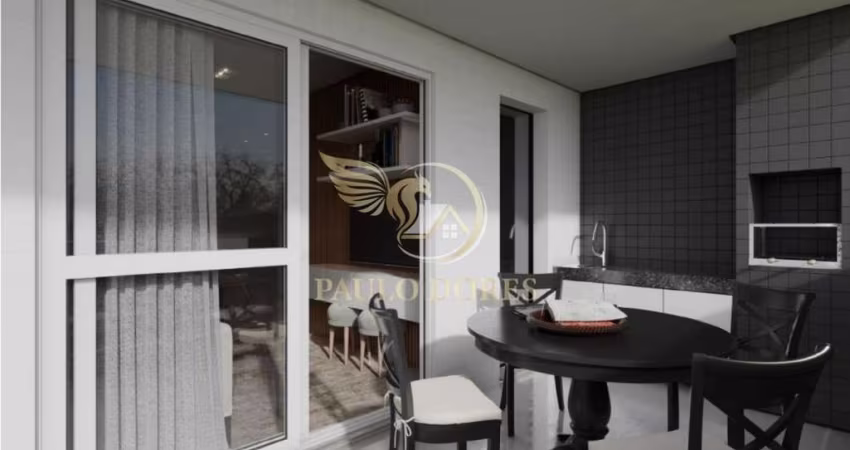 APARTAMENTO NA PRAIA GRANDE COM 2 SUÍTES MAIS LAVADO A 300 METROS DO MAR