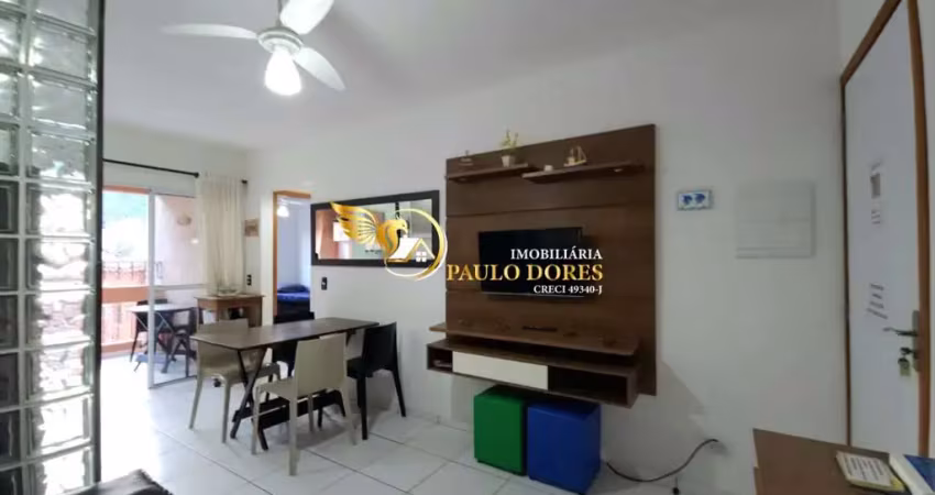 Apartamento com 2 dormitórios locação definitiva centro em ubatuba-sp