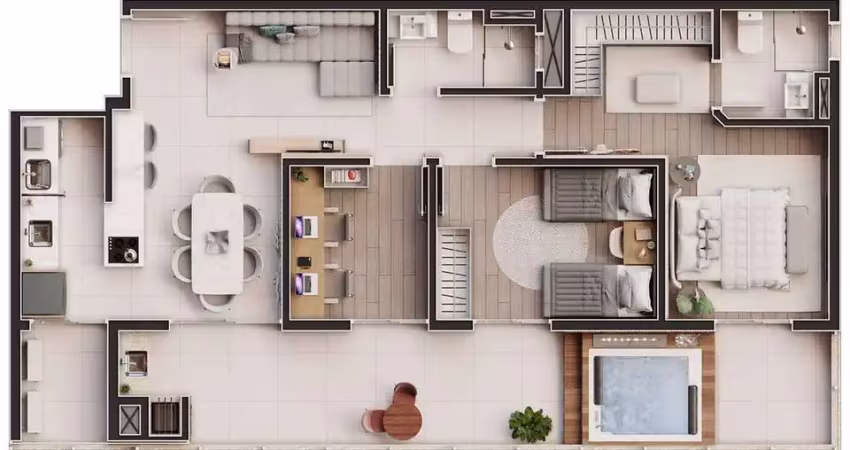 Apartamento com 3 quartos à venda, itacolomi - balneário piçarras