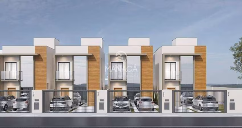 Geminados sobrados com 93,00m² cada, próximo a lagoa central