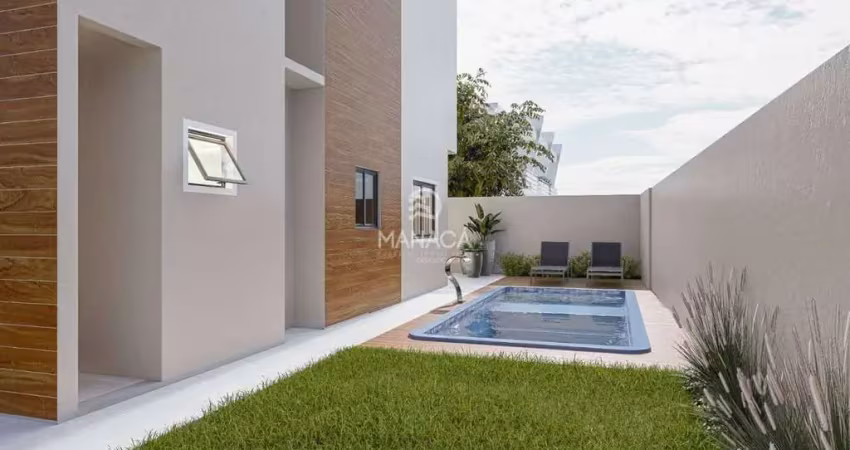 Geminados sobrados com 93,00m² cada, próximo a lagoa central