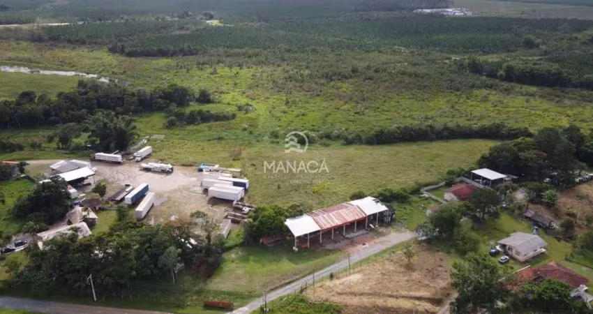Aluguel - area industrial com casa sobre br 101, araquari