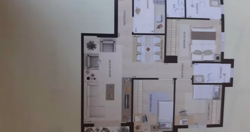 LINDO APARTAMENTO 03-DORMITÓRIOS, COM 01-SUITE - MANDAQUI