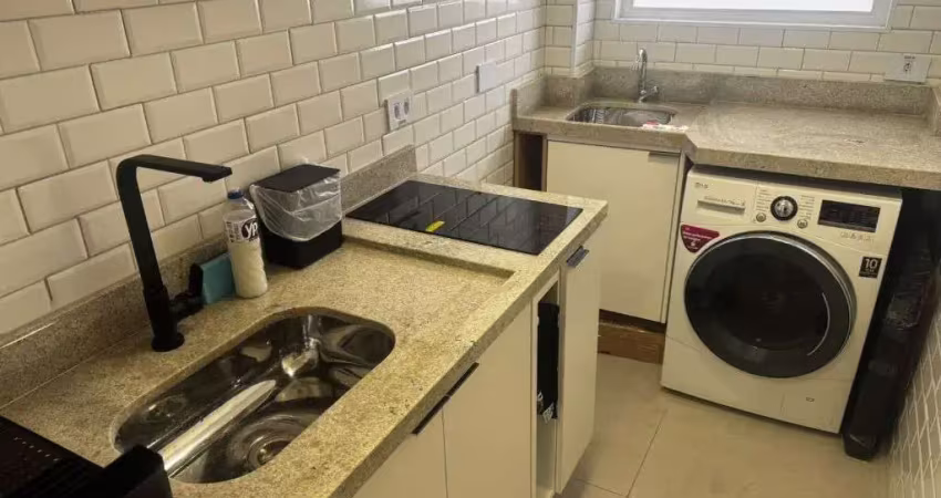 Apartamento com 1 dormitório à venda, 43 m² por r$ 550.000,00 - pompéia - santos/sp