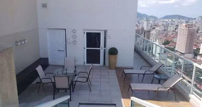 Apartamento com 1 dormitório à venda, 47 m² por r$ 470.000,00 - boqueirão - santos/sp