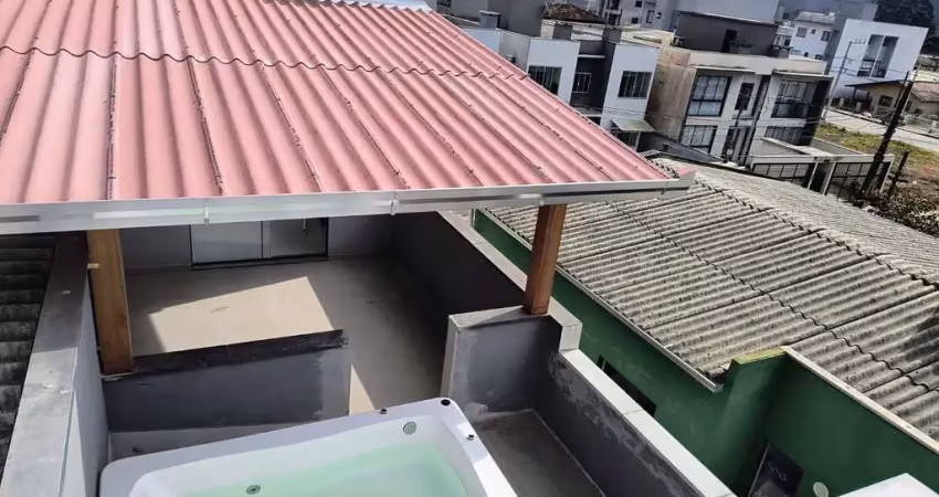 Apartamento duplex com jacuzzi, 119 m²  - itajuba - barra velha/sc