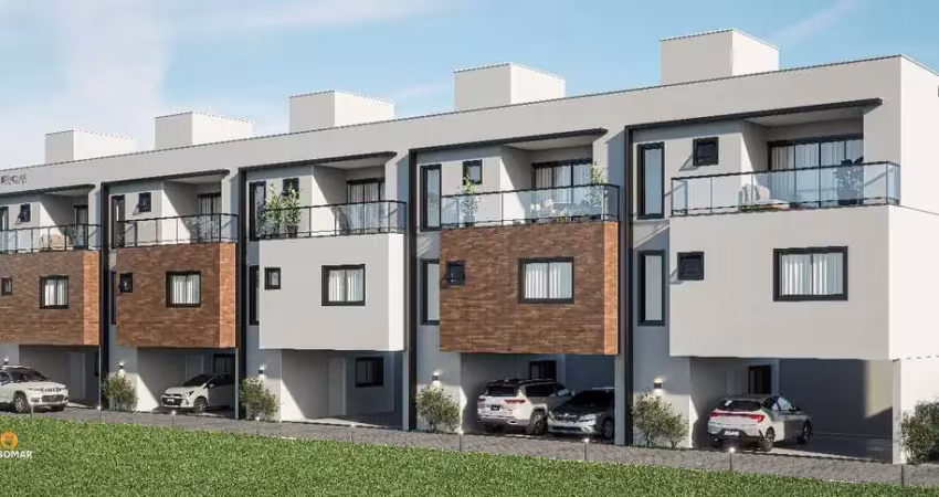 Sobrado em condomínio fechado, com 3 dormitórios à venda, 154 m² - centro - baln