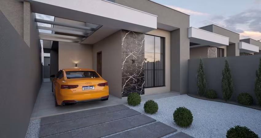 Casa em construção, 3 dormitórios, sendo 1 suíte, Bairro Vila Nova em Barra Velh