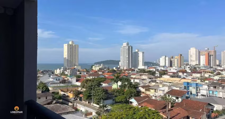 Apartamento pronto, com vista mar, à apenas 370m do mar, no centro de balneário