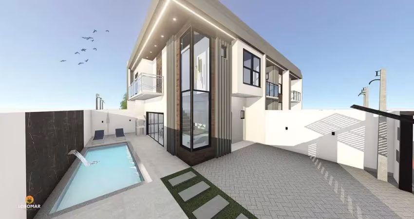 Sobrado 125m² com 2 suítes a apenas 400m do mar em Balneário Piçarras SC R$760.0