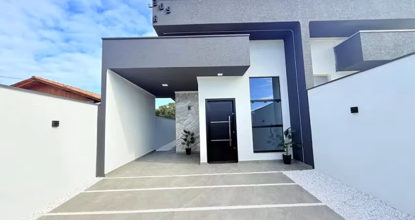 Casa nova, 3 dormitórios sendo 1 suíte, Bairro Nova Barra Velha-SC. À venda por