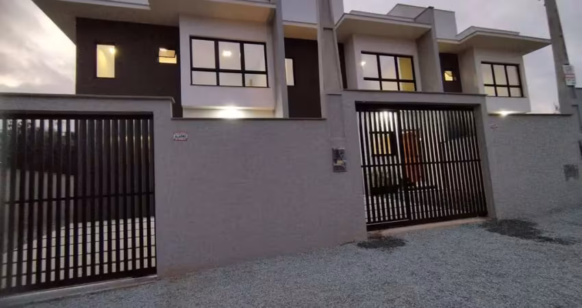 Sobrado novo com 2 suítes, bairro são cristovão -  barra velha-sc.