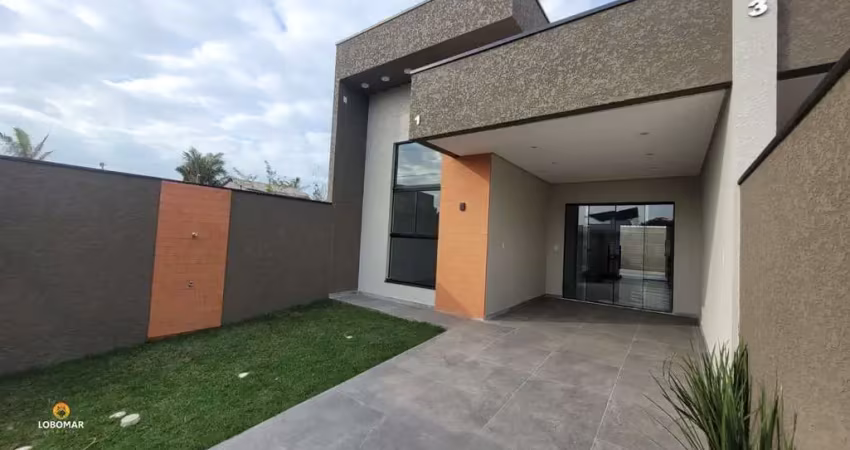Casa nova, 2 dormitórios, sendo 1 suíte, itajuba em barra velha-sc.