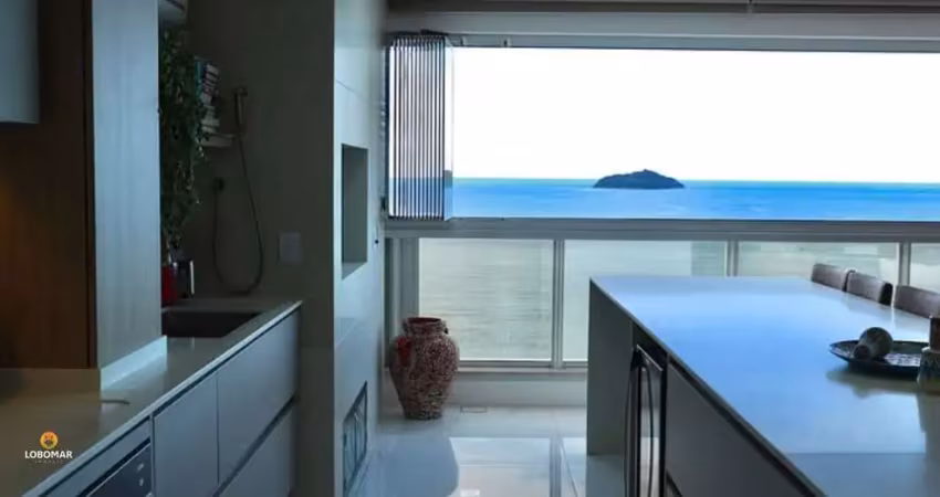 Apartamento frente mar, com cinco suítes, mobiliado, 284 m²  - centro - balneári