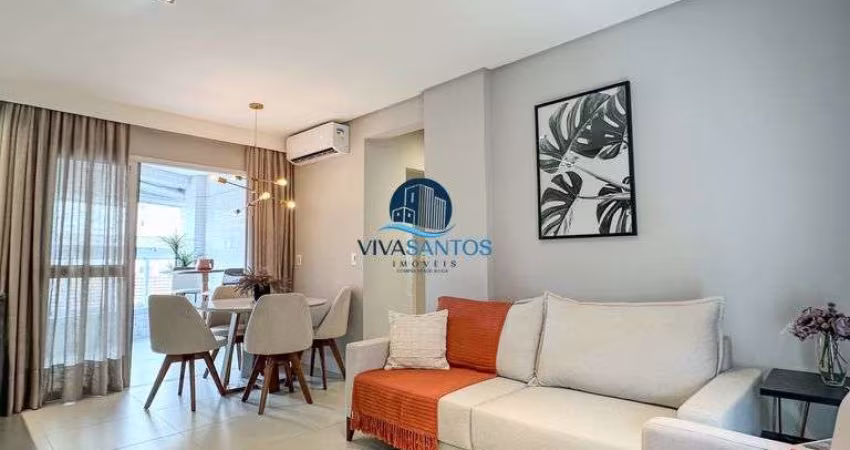 Apartamento com 2 dormitórios com suíte no Bairro do Boqueirão em Santos-SP