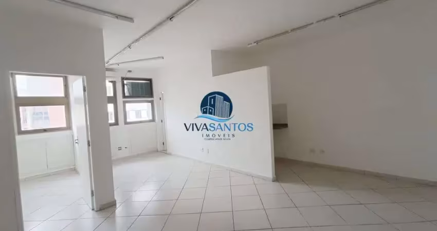 Sala comercial com 1 sala para alugar na Avenida Ana Costa, 222, Gonzaga, Santos