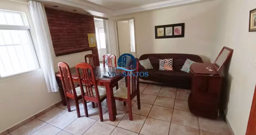 Apartamento com 2 dormitórios na pompeia em santos-sp