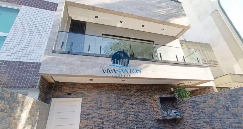 Casa com 4 quartos à venda na Rua Nabuco de Araújo, 50, Boqueirão, Santos