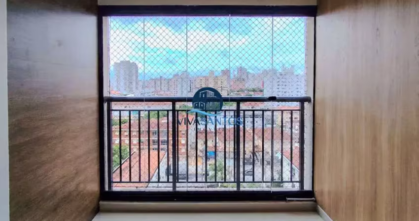 Apartamento com 2 dormitórios a venda, 62m2 por r$678mil marapé em santos-sp