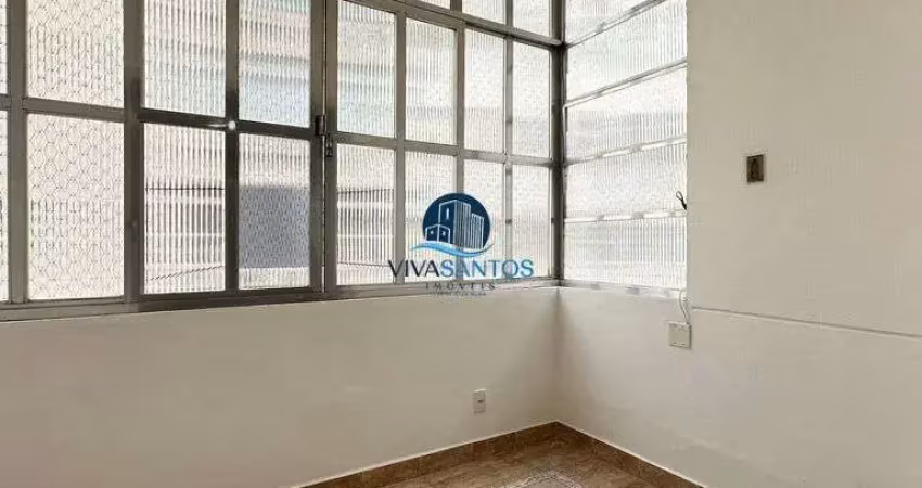 Apartamento com 2 dormitórios, 81m2 à venda por r$460mil boqueirão- santos-sp