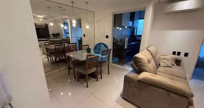 Apartamento para comprar com 2 dormitórios e lazer completo em santos-sp