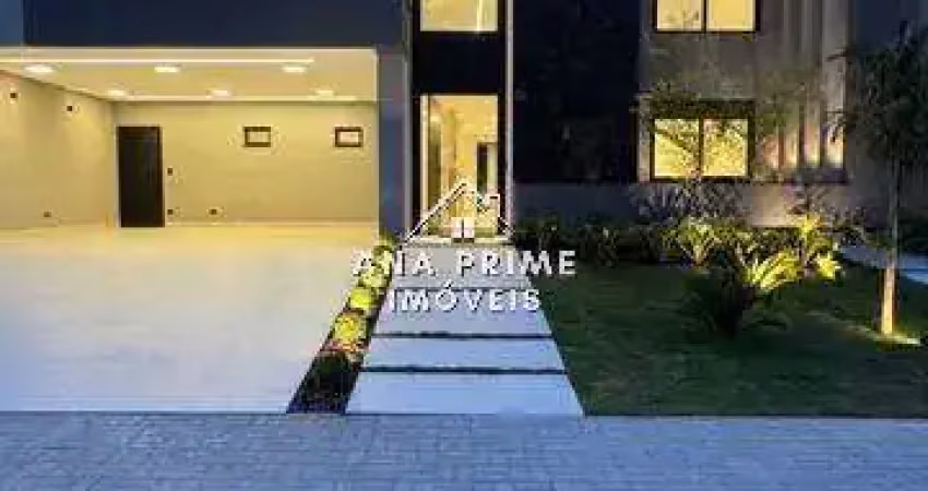 Casa contemporânea 400m² - 4 suítes - Condomínio Jardim do Golfe