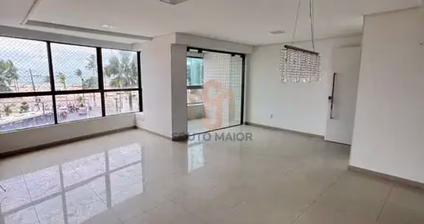Cód: 457- Apto beira mar no Pina 116m²  3 quartos 2 vagas -  Recife