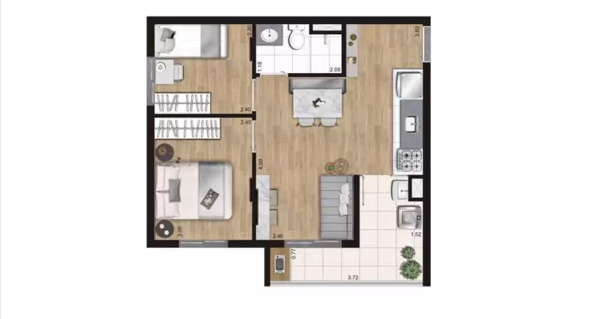 Apartamento com 2 quartos à venda na Rua Barnabé Coutinho, Vila Albertina, São Paulo