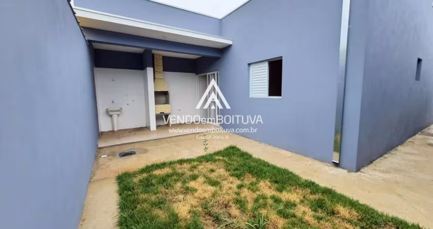 Casa para Venda em Boituva, Residencial Água Branca, 2 dormitórios, 1 banheiro, 2 vagas