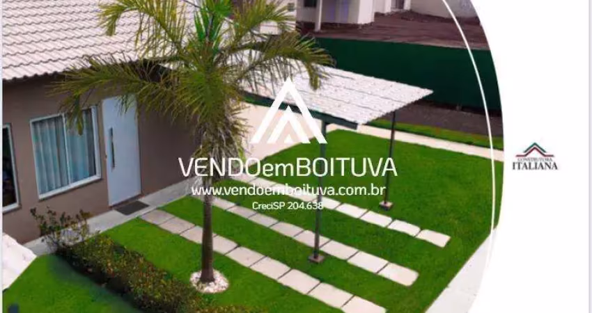 Casa em condomínio para venda em boituva, flora ville, 2 dormitórios, 1 banheiro, 1 vaga
