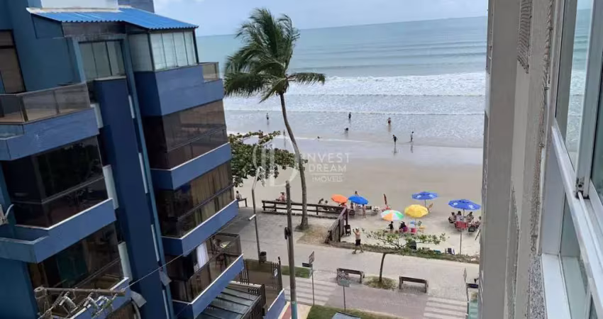 Ótimo apartamento pé na areia, meia praia, itapema - sc