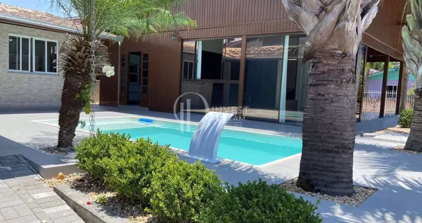 Casa mobiliada com piscina em itapema-sc, sertãozinho, itapema - sc