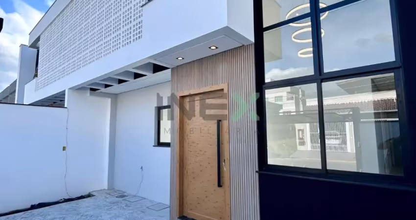 Casa nova 3 dormitórios 2 vagas no Bairro Rio Pequeno - Camboriú