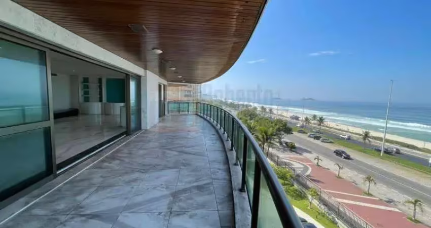 Magnífico apartamento à venda na praia da barra da tijuca frontal mar condomínio golden green de 763m²  com 6 quartos sendo 5 suítes 5 vagas varandão