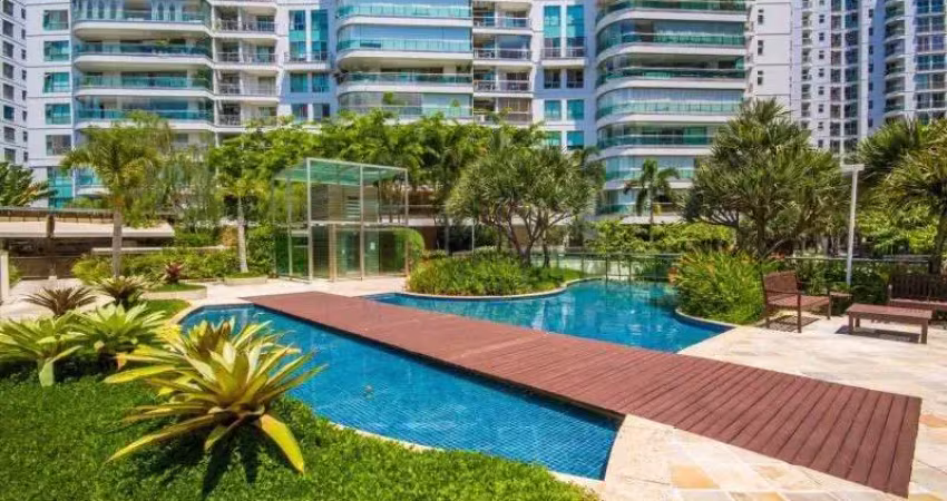 Excelente apartamento à venda barra da tijuca península condomínio saint barth 376m² com 4 quartos sendo 4 suítes 5 banheiros 4 vagas