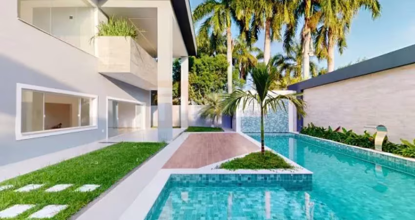 Magnífica casa à venda condomínio santa mônica jardins barra da tijuca de 780m² 5 suítes piscina varanda gourmet 6 vagas de garagem